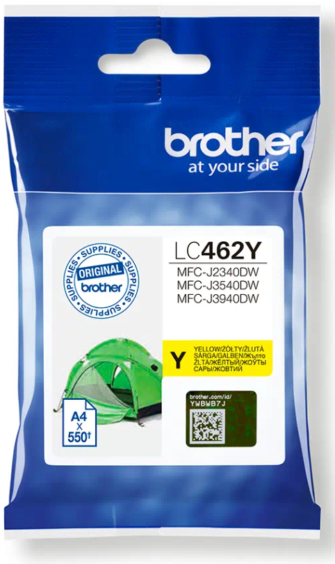 Tusz Brother LC-462Y Żółty