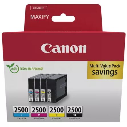 Tusze Canon PGI-2500 CMYK
