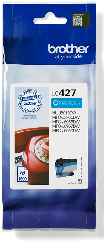 Tusz Brother LC-427C Niebieski