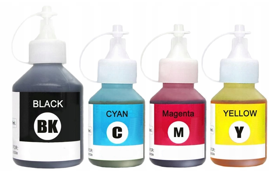 Tusze zamienniki do Brother BTD100 CMYK