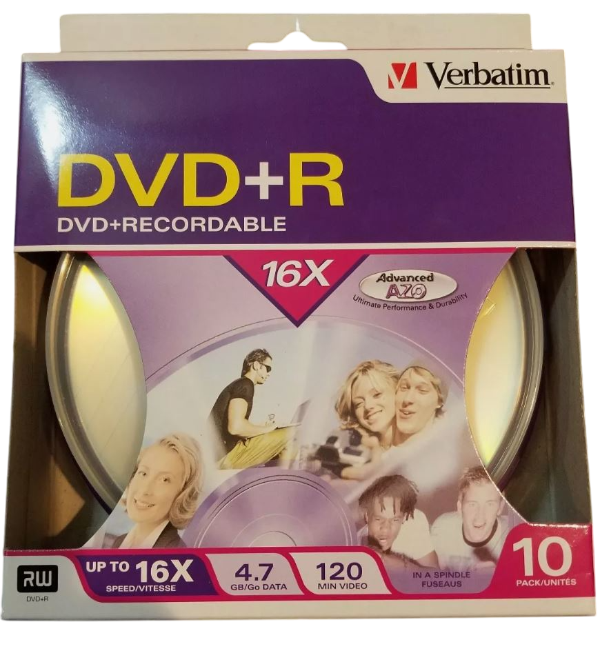 Verbatim DVD+R 4.7GB 16x (10-pack)