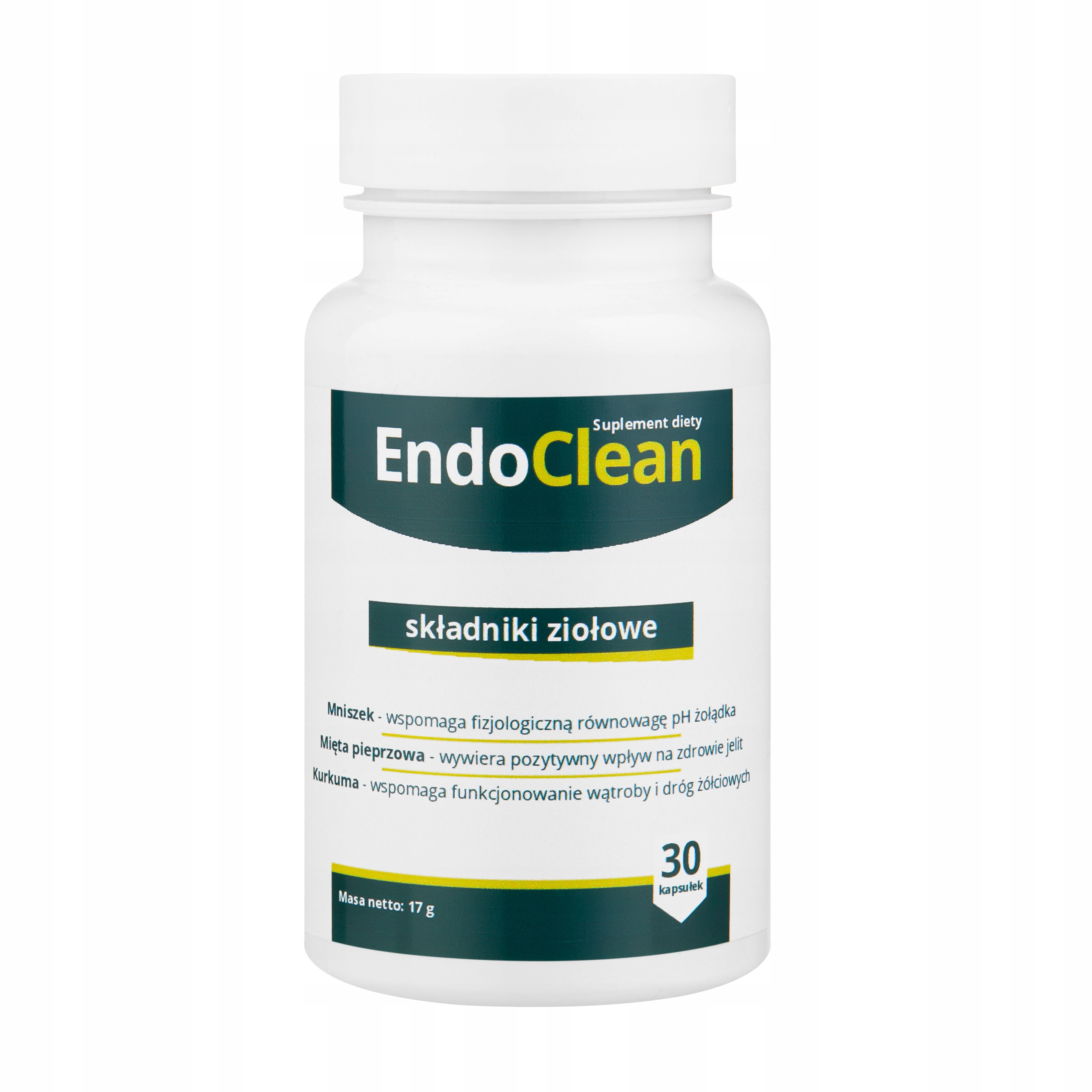 EndoClean - Detoksykacja organizmu i wsparcie pracy jelit 30 kaps