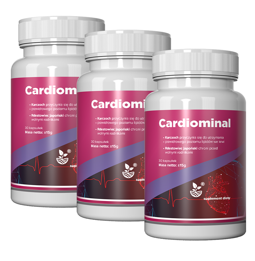 Cardiominal - 90 Kapsułek (3 x 30 Kapsułek) - 3 Dawki