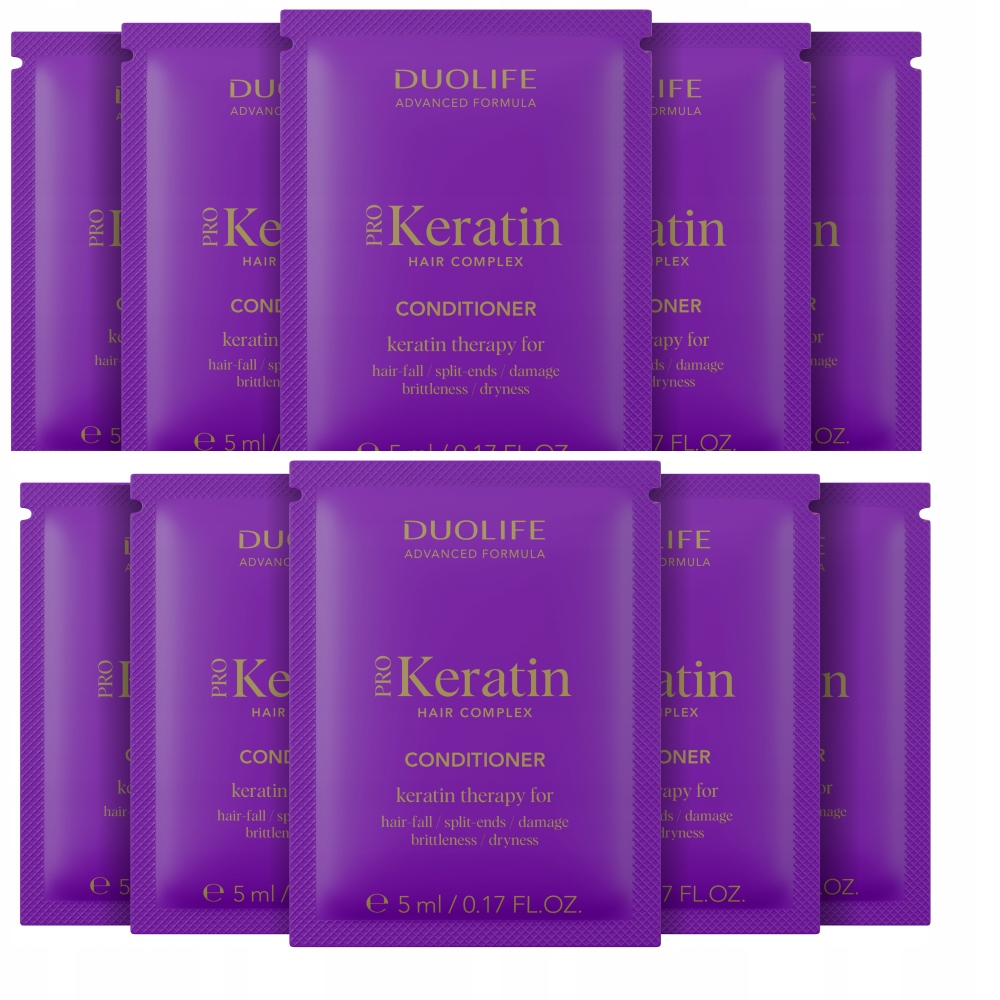 10x 5ml Próbka Keratin Hair Complex Conditioner