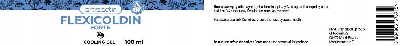 3x Flexicoldin Forte - chłodzący żel na wsparcie mięśni i stawów