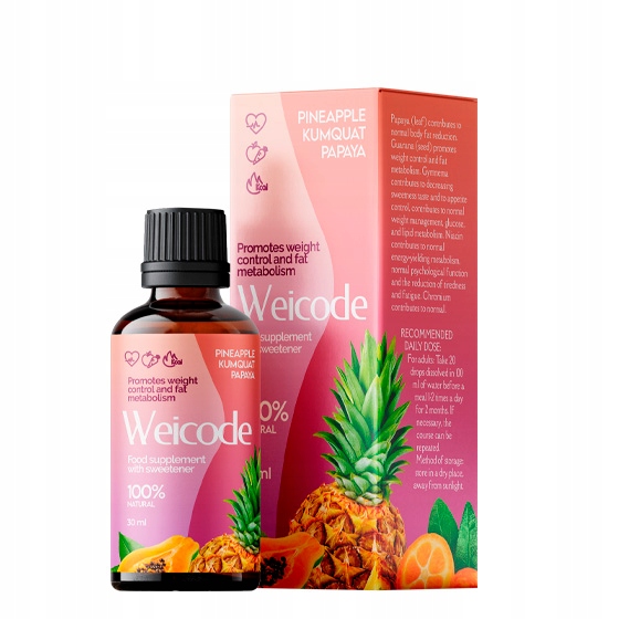 Weicode - krople odchudzające 30 ml