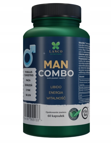 Na libido dla mężczyzn Lanco Nutritions Man Combo 60 kapsułek