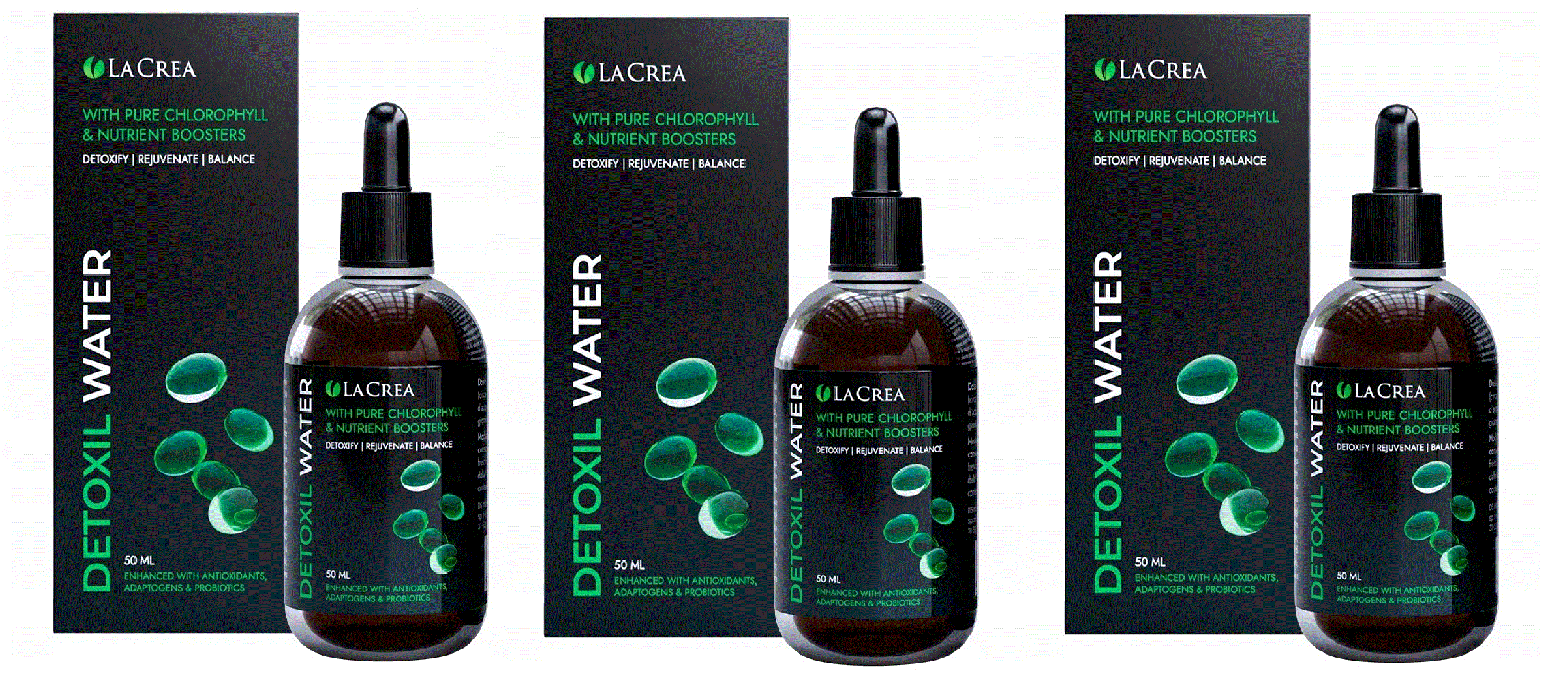 3x DETOXIL WATER - Suplement Diety || 50ml