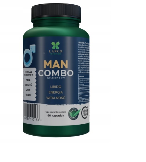 Na libido dla mężczyzn Lanco Nutritions Man Combo 60 kapsułek
