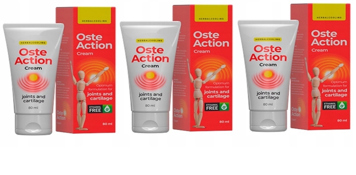 3x Krem OsteAction 80 ml