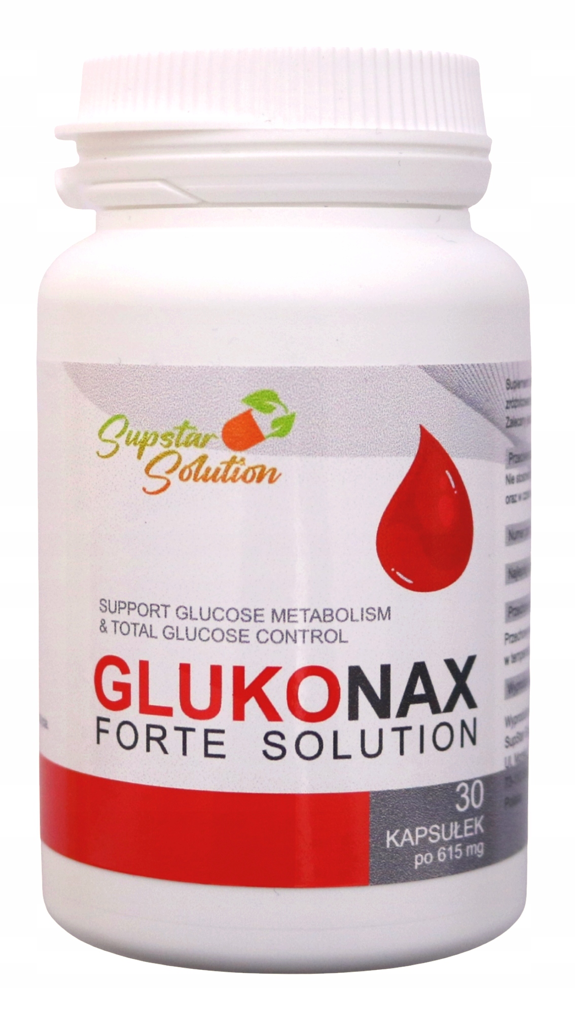 Gluconax - 30 kapsułek - Kontroluj poziom cukru we krwi - Oryginalny
