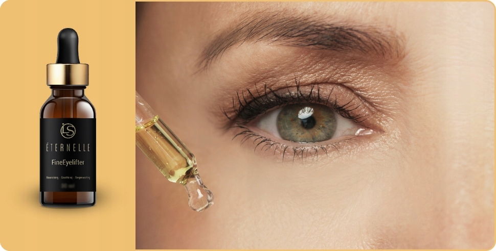 3x Eternelle Fine Eyelifter : Serum Pod Oczy Vegan version || 30ml