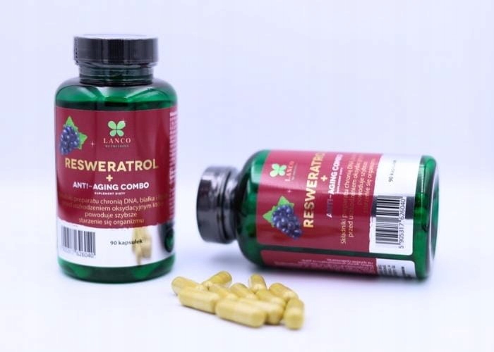 Suplement diety Lanco Nutritions Resweratrol + Anti-Aging Combo 90 kapsułek