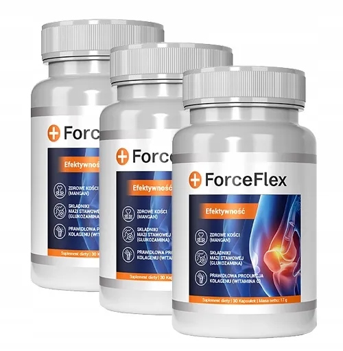 3x ForceFlex - Wsparcie zdrowia stawów 30 kaps
