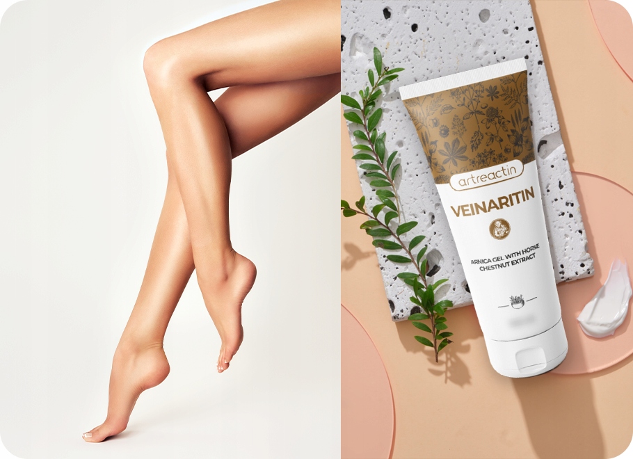 3x Veinaritin - wsparcie ociężałych nóg, usuwanie żylaków i pajączków