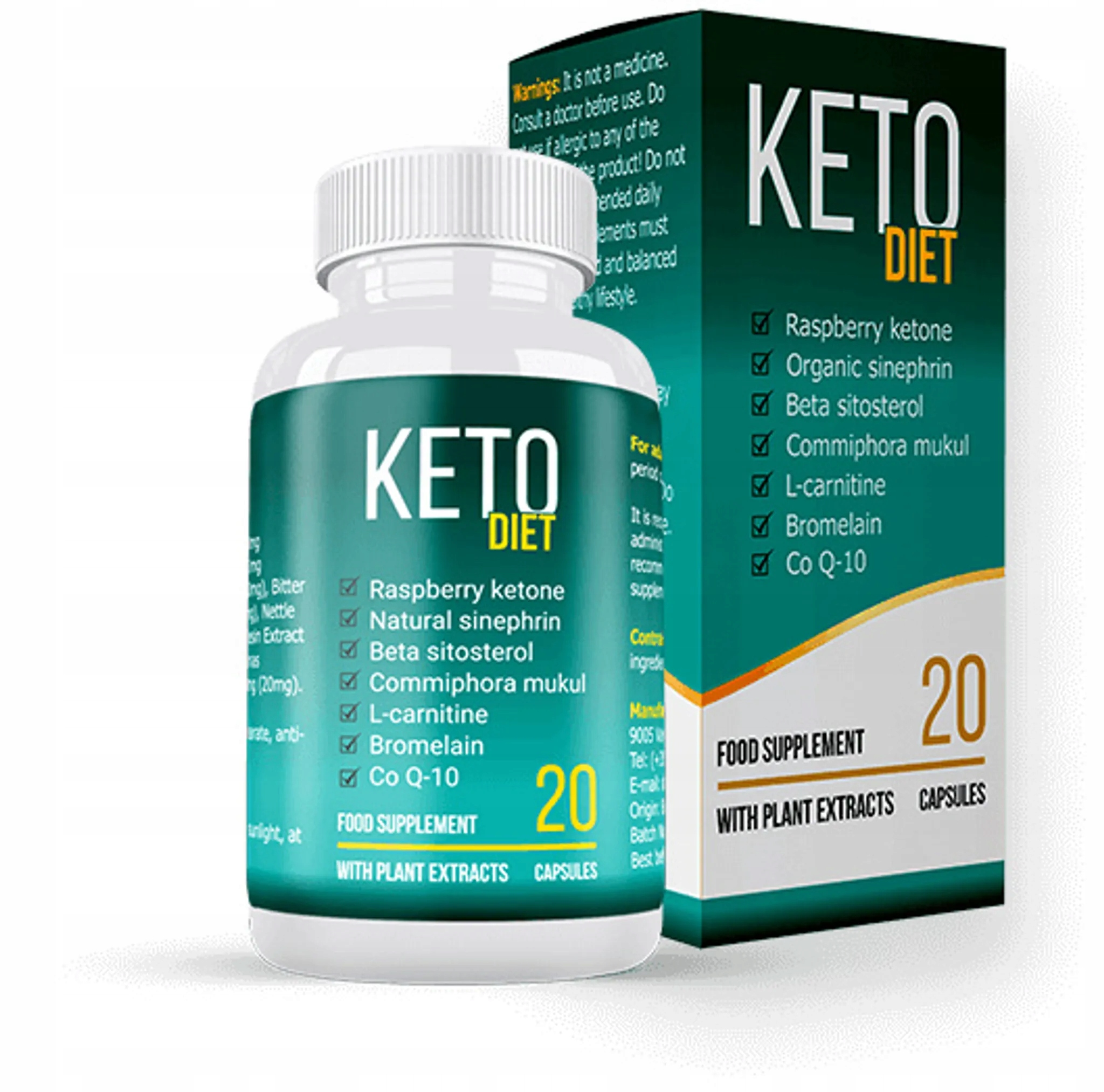 Kapsułki Keto Diet na odchudzanie 20kaps