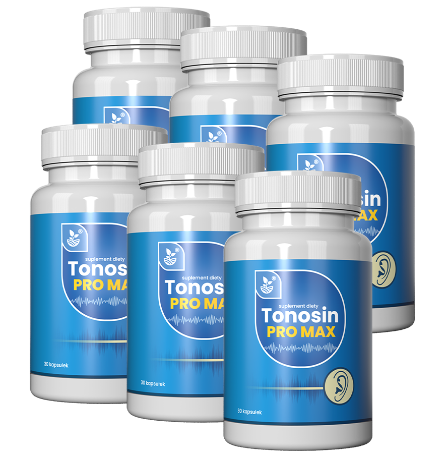 Tonosin Pro Max - poprawa słuchu180 kapsułek