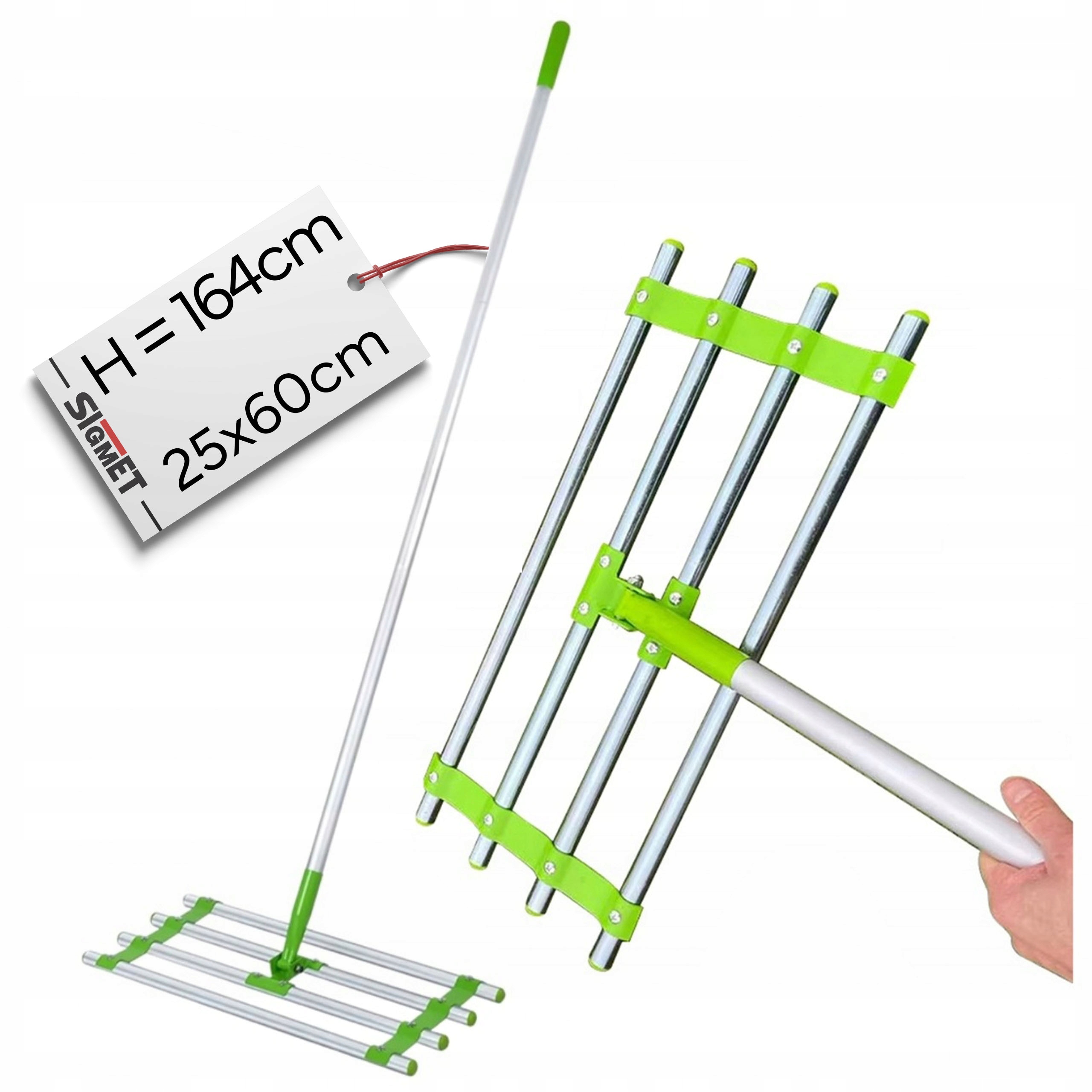 Niwelator ogrodowy wraz z wymiarami