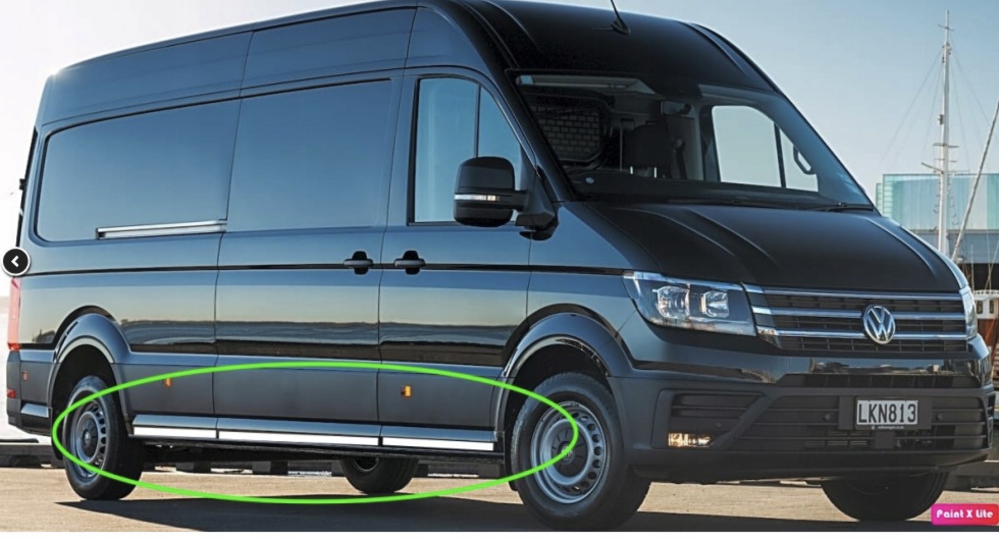 MAN - Listwy CHROM Boczne Drzwi