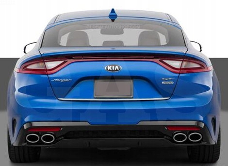 Chromowana listwa na klapę bagażnika - montaż