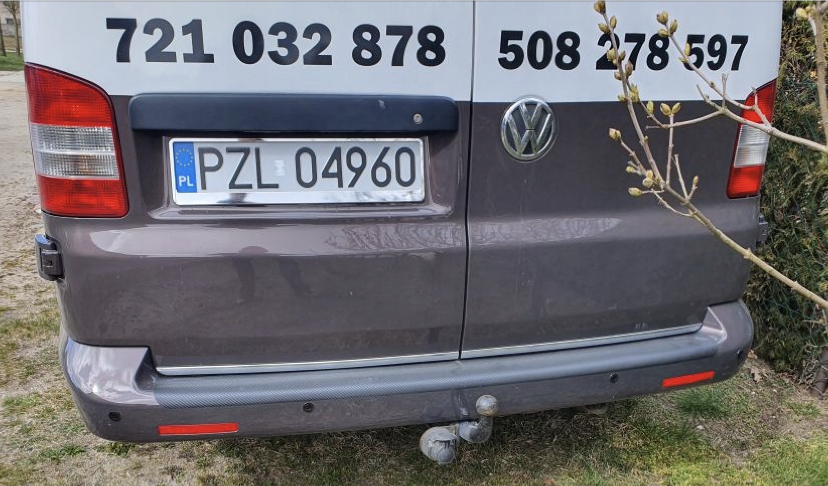 VW T5 Transporter Caravelle - LISTWA CHROM Klapa