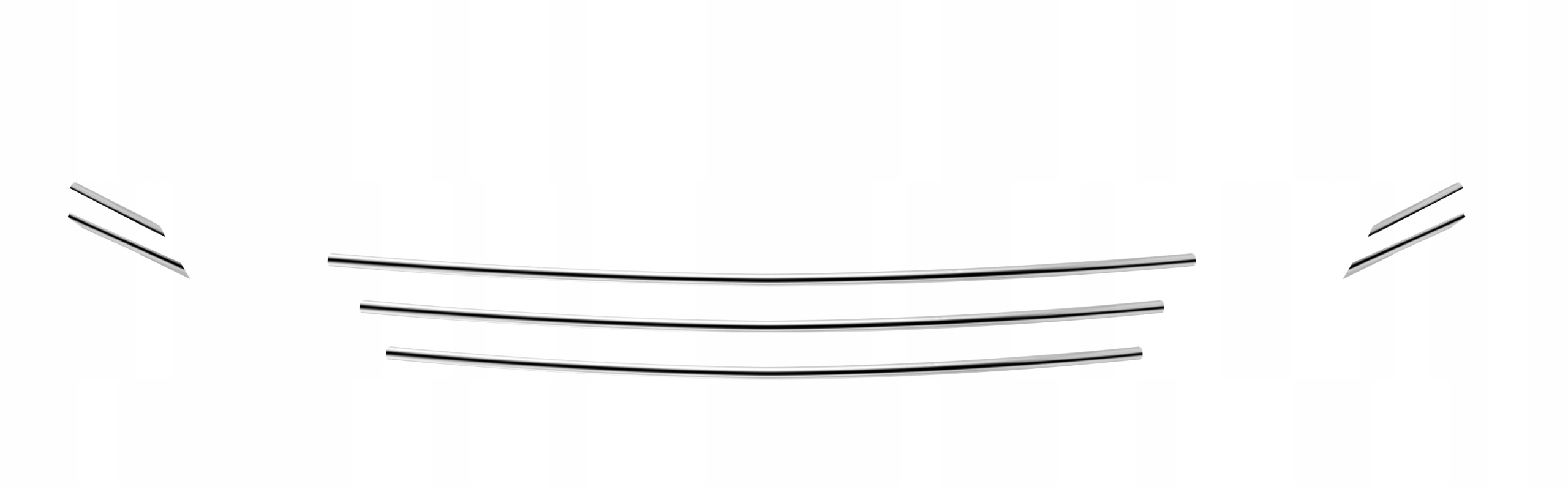 VW TIGUAN 5N Listwy CHROM Chromowane GRILL Tuning