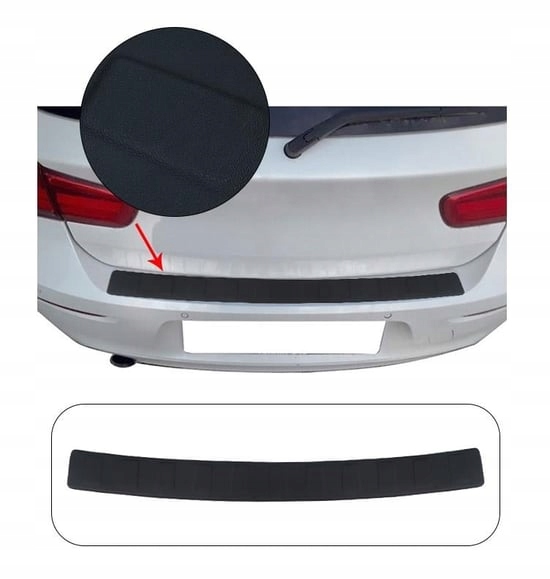 MB A KLASSE W 177 2019 Listwa Nakładka na Zderzak Tylni Czarna ABS