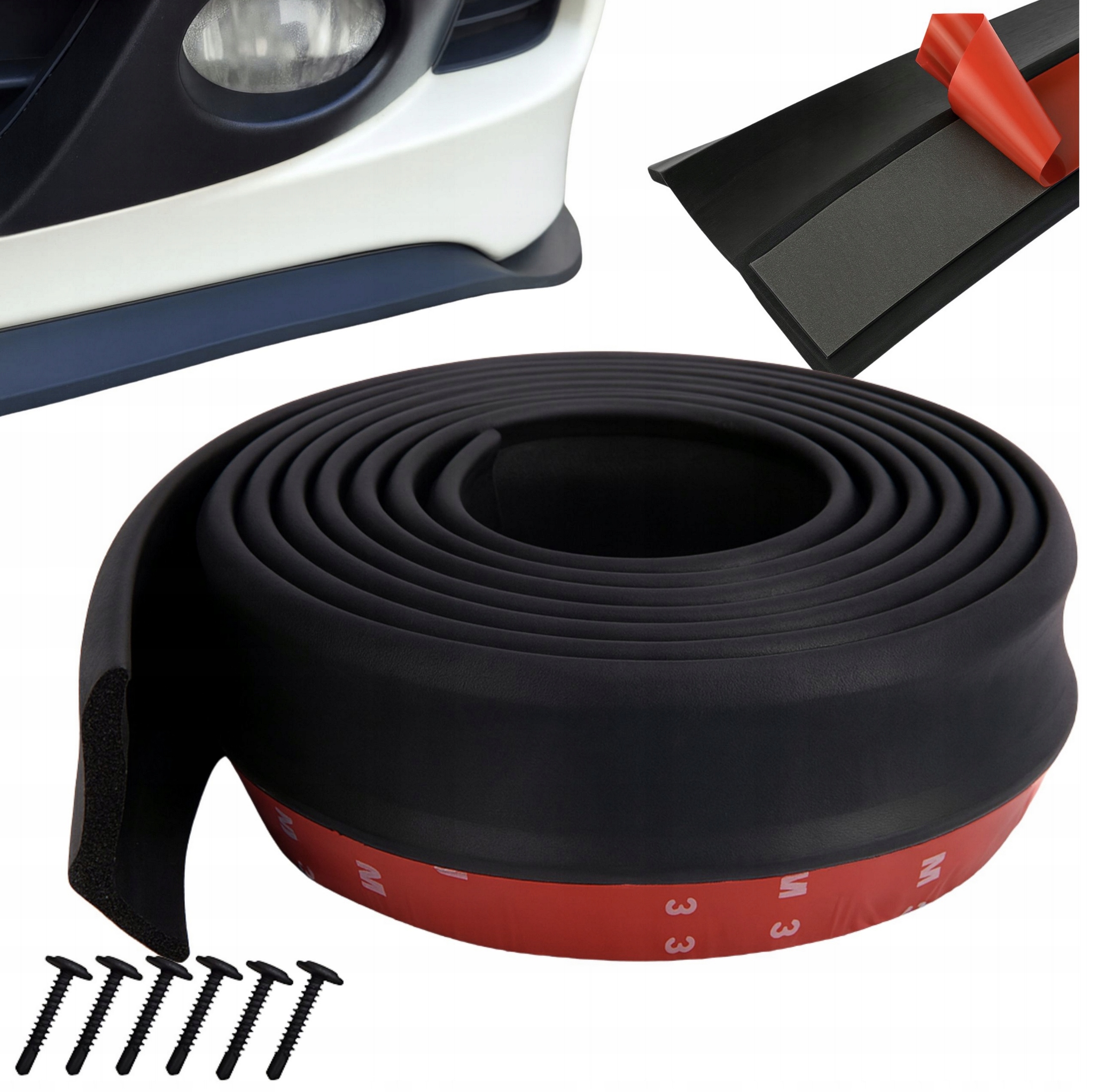 Ford Fiesta Mk8 Hatchback 17-23 - Listwa Spojler Dokładka Zderzaka