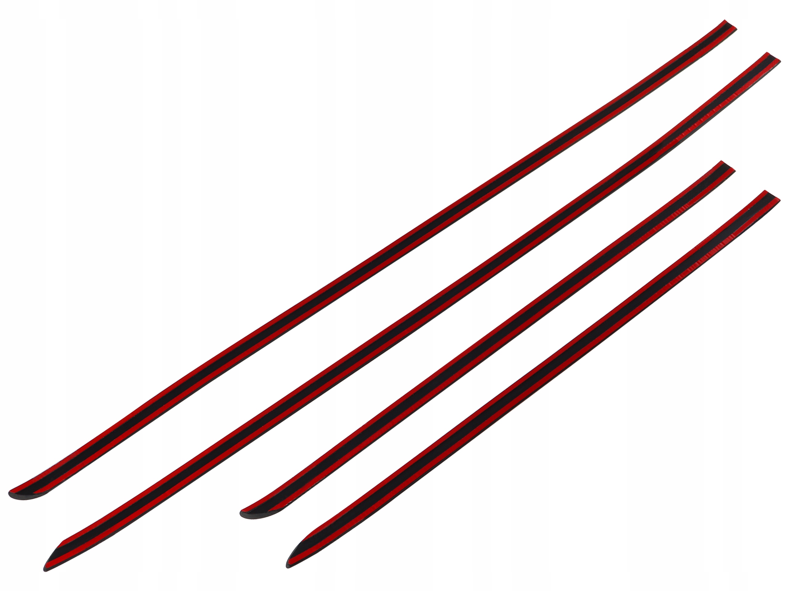 Toyota AVENSIS T27 - Listwy CZARNE Boczne Drzwi