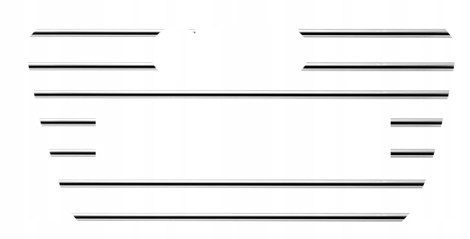 AUDI A6 C7 - Listwy CHROM na atrapę grill Tuning
