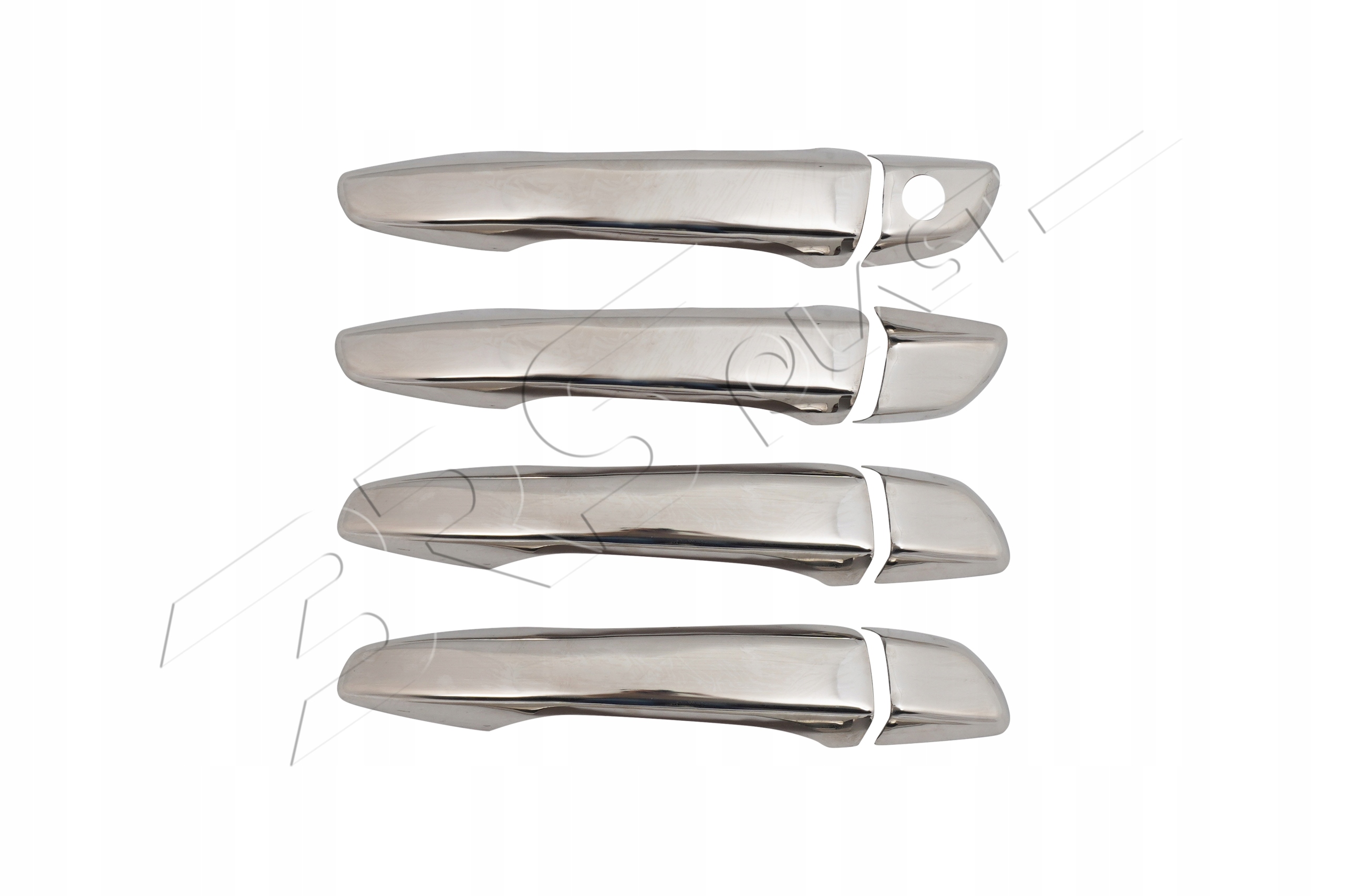 T5 TRANSPORTER VAN 2003 > 2010 - Nakładki na klamki CHROM STAL NIERDZEWNA T