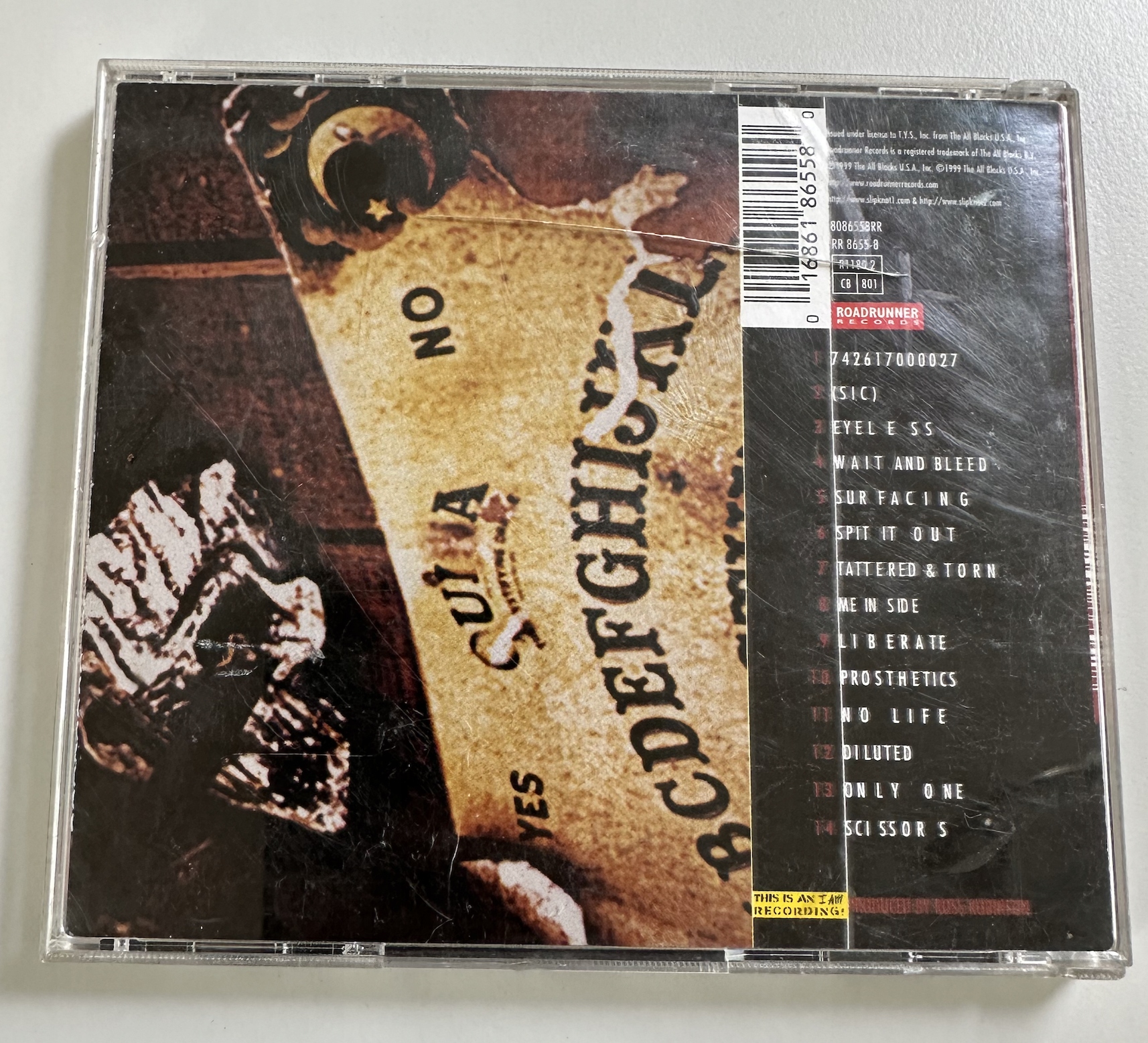 SLIPKNOT: SLIPKNOT [CD] płyta oryginalna używana