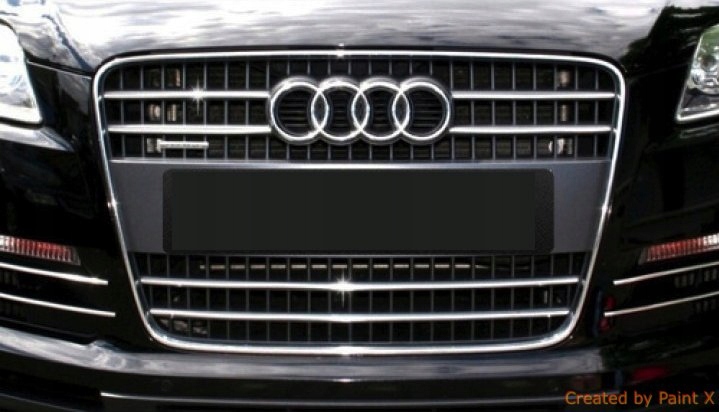 AUDI Q7 - LISTWY chromowane na GRILL CHROM Tuning