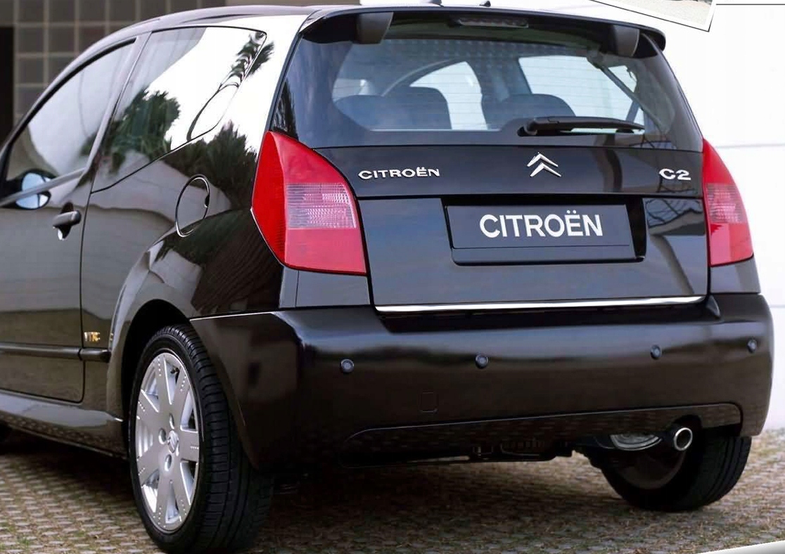 Citroen C2 JM 03-14 LISTWA CHROM na KLAPE Tuning