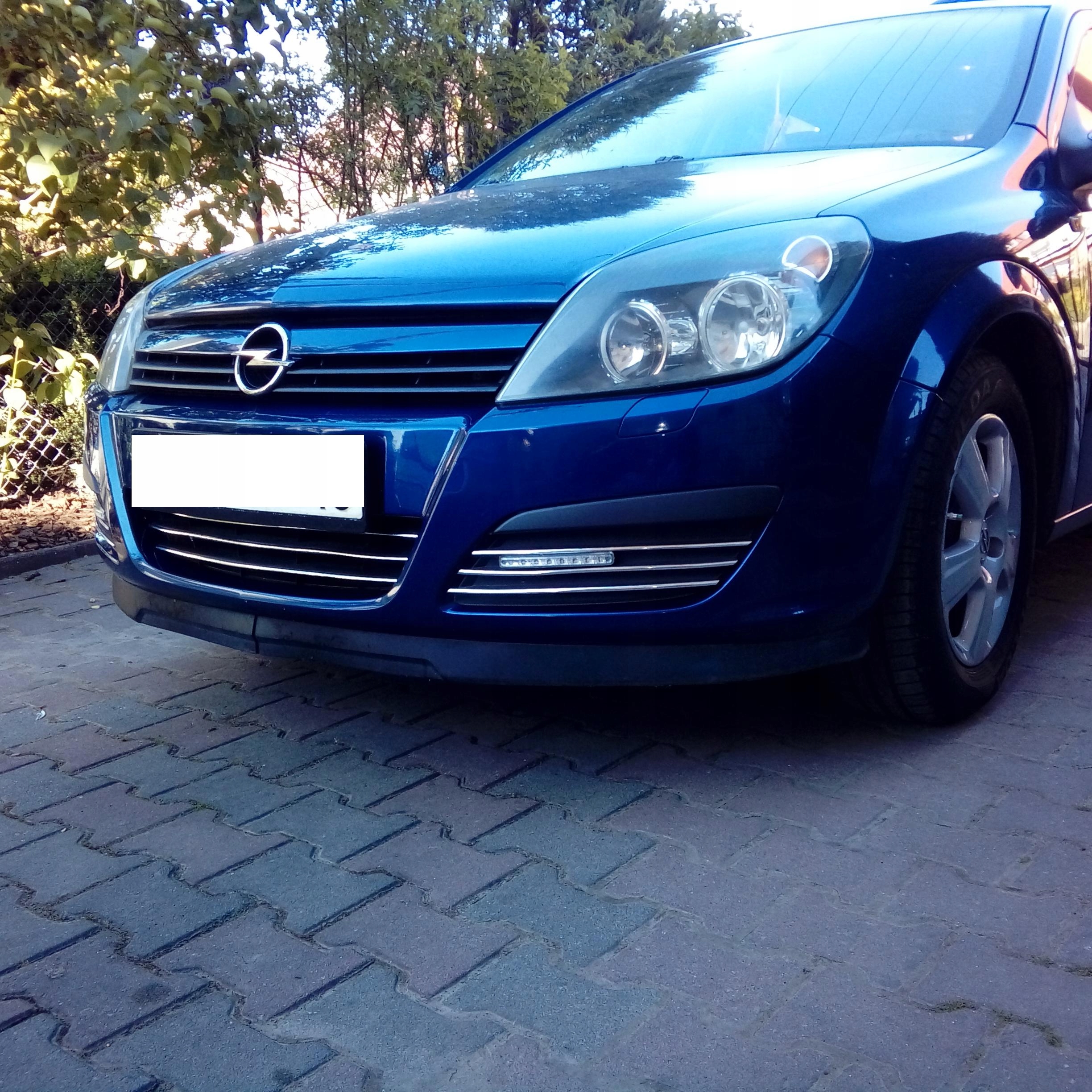OPEL ASTRA H MK V Listwy CHROM GRILL atrapa Tuning