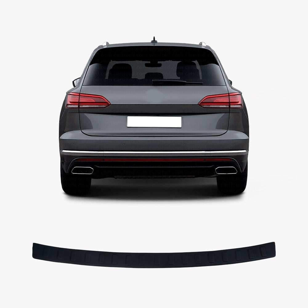 VOLKSWAGEN TOUREG-3 2018 Listwa Nakładka na Zderzak Tylni Czarna ABS