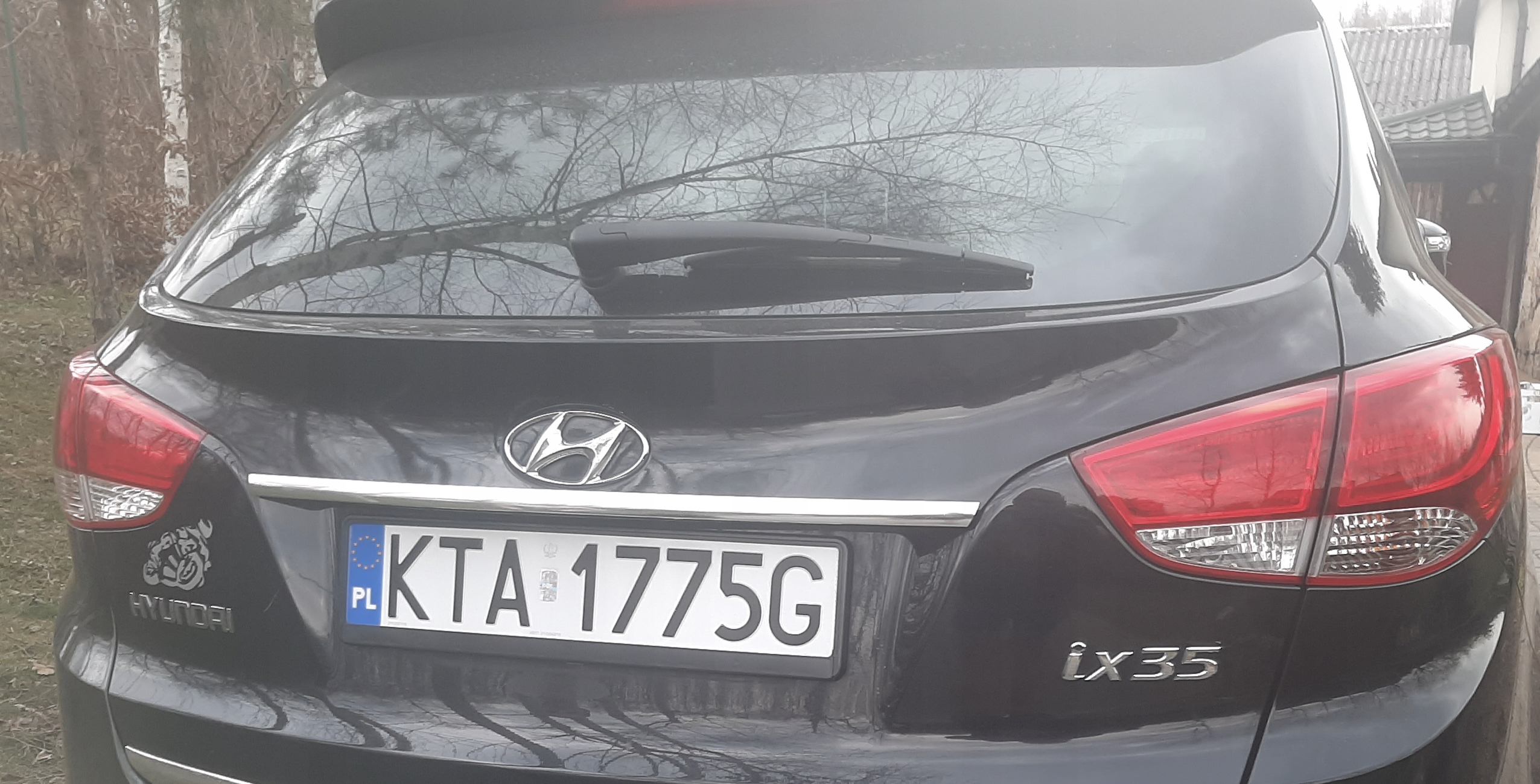 Porsche CAYENNE II - Listwa Chrom Chromowana na Klapę NAD TABLICE