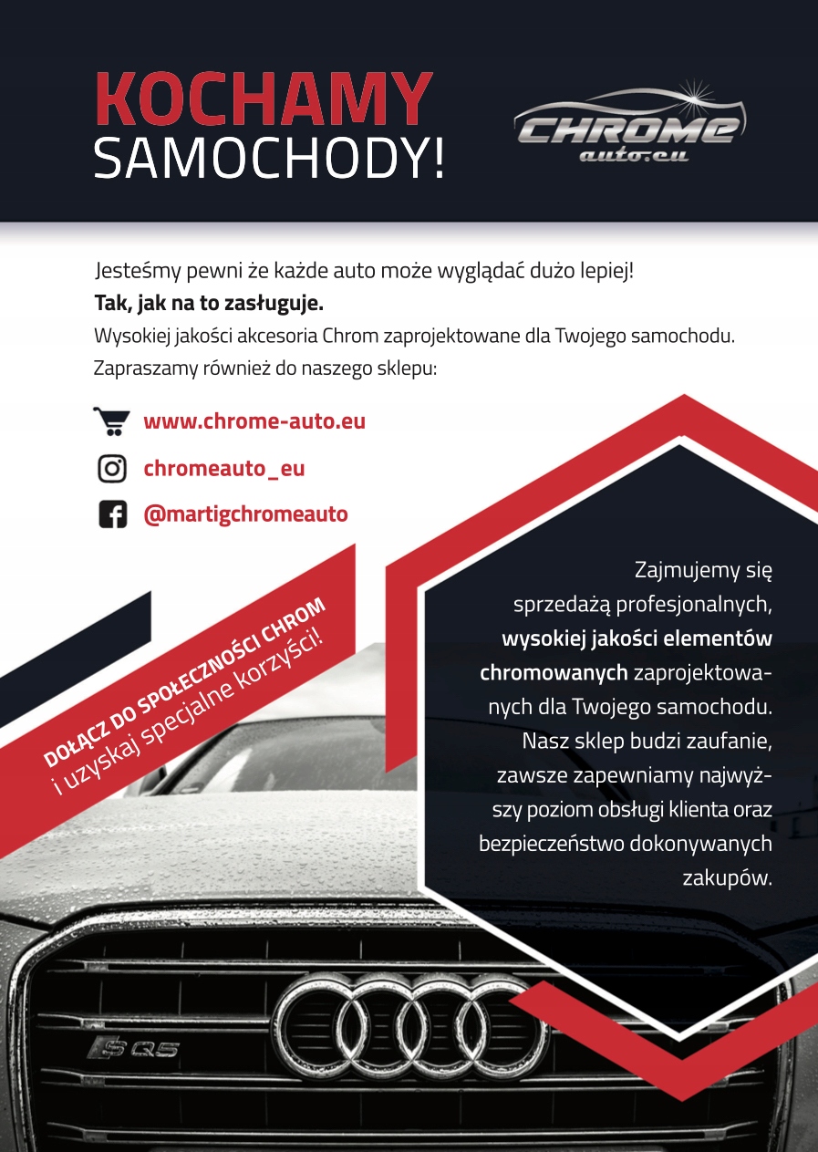 VW Transporter T6 - Listwy na Zderzak CHROM Atrapa