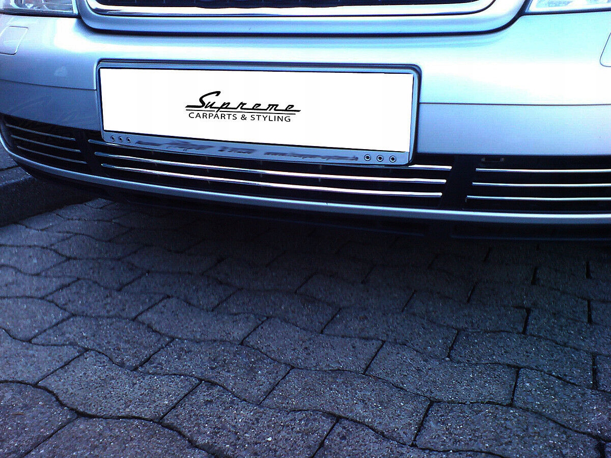 Audi A4 B5 - Listwy CHROM na GRILL atrape Tuning