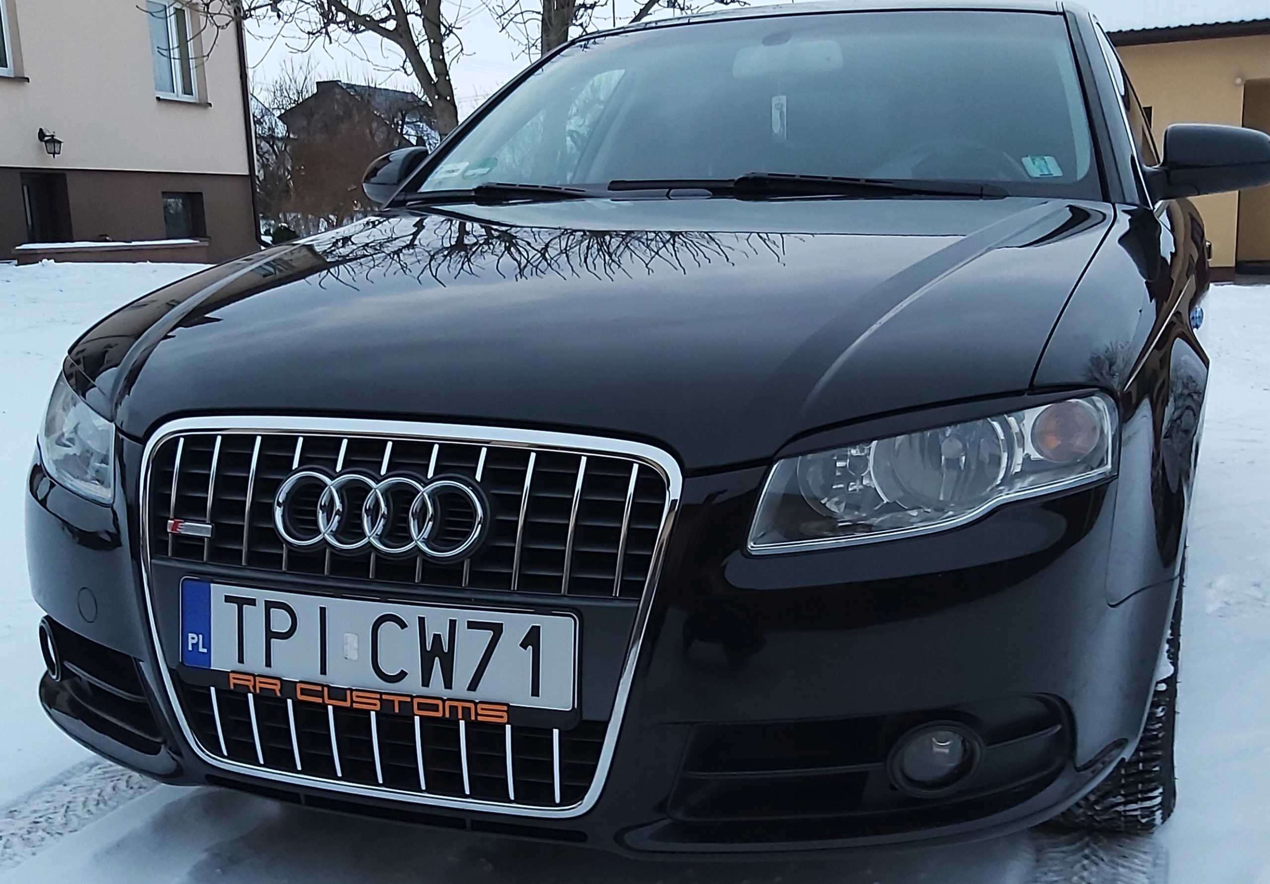 AUDI A4 B7 S-LINE Listwy CHROM GRILL atrapa TUNING