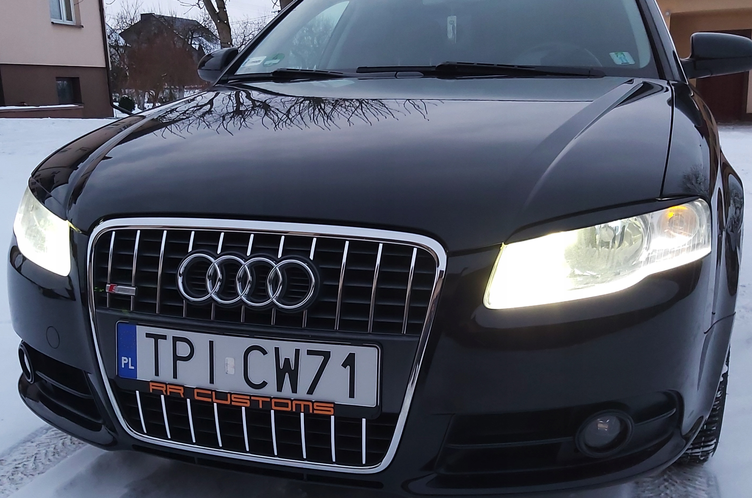 AUDI A4 B7 S-LINE Listwy CHROM GRILL atrapa TUNING