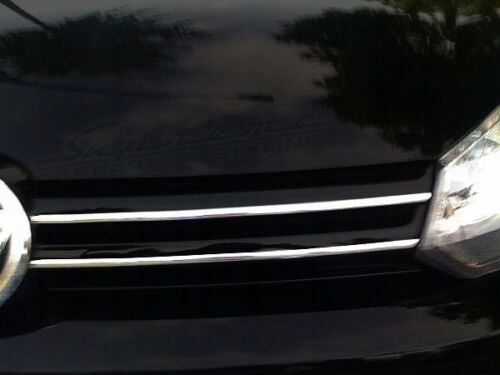VW GOLF VI Mk6 - Listwy CHROM GRILL atrapa Tuning
