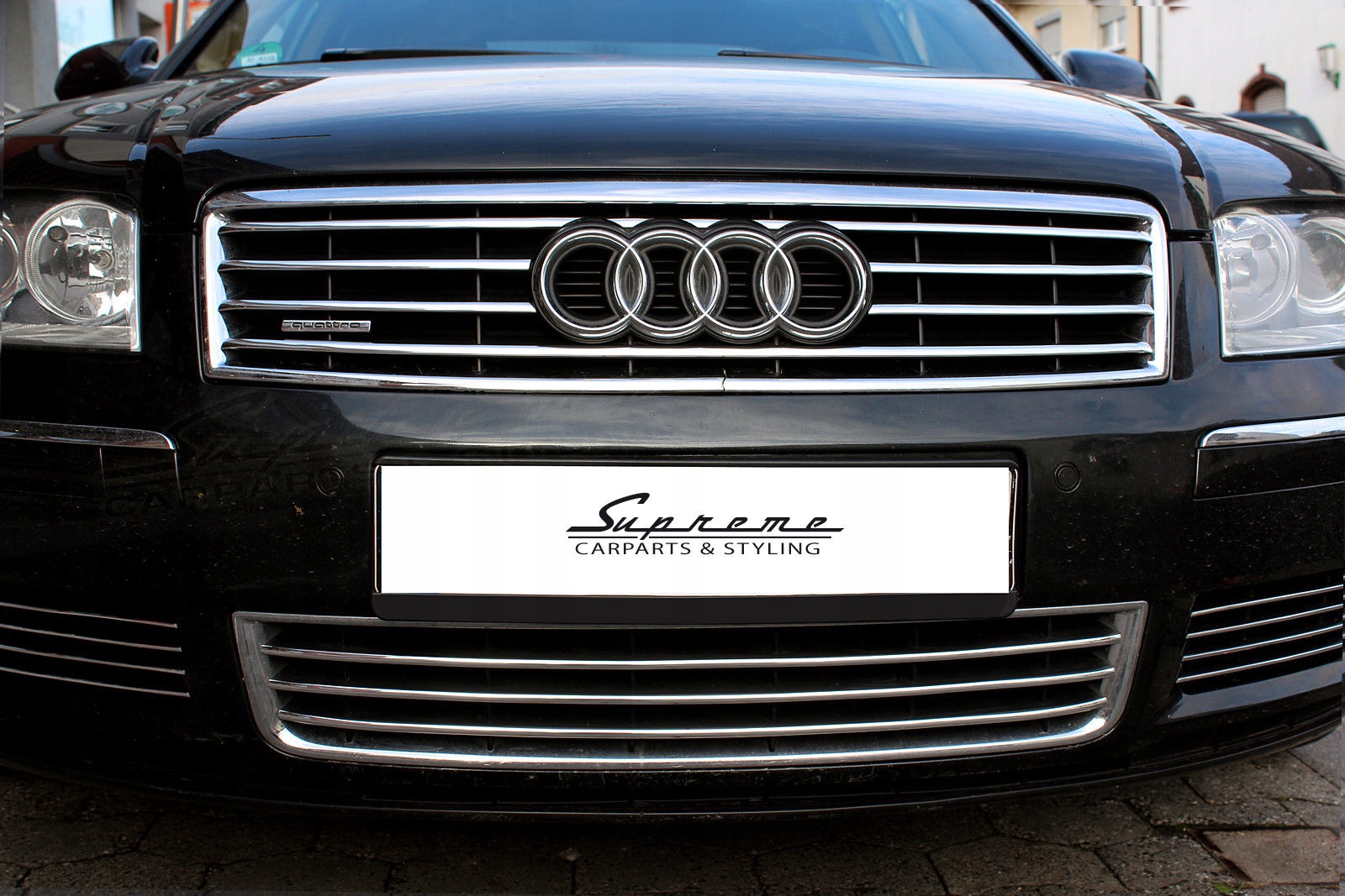 AUDI A8 D3 4E Listwy CHROM GRILL na atrapę Tuning