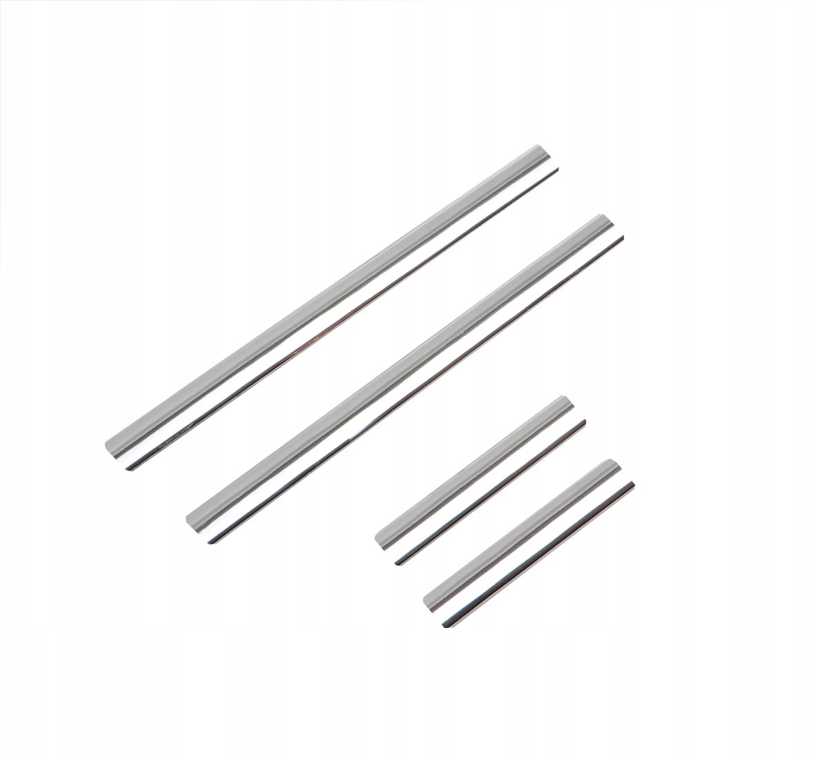 RENAULT Modus 2008-2012 - Listwy CHROM PROGOWE NA PROGI Dekoracyjne