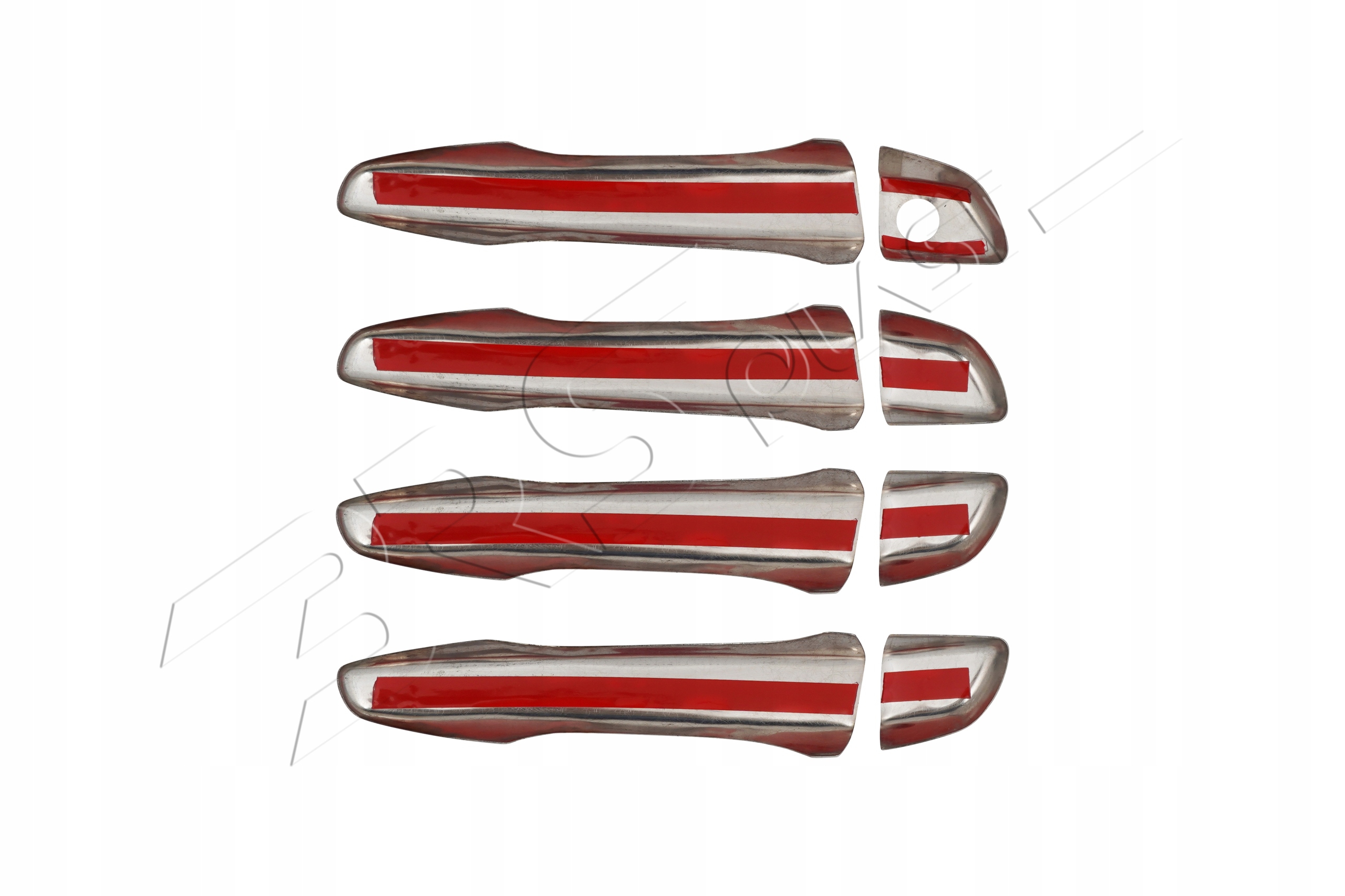 C MAX II MPV 2010 > - Nakładki na klamki CHROM STAL NIERDZEWNATuning Jakość