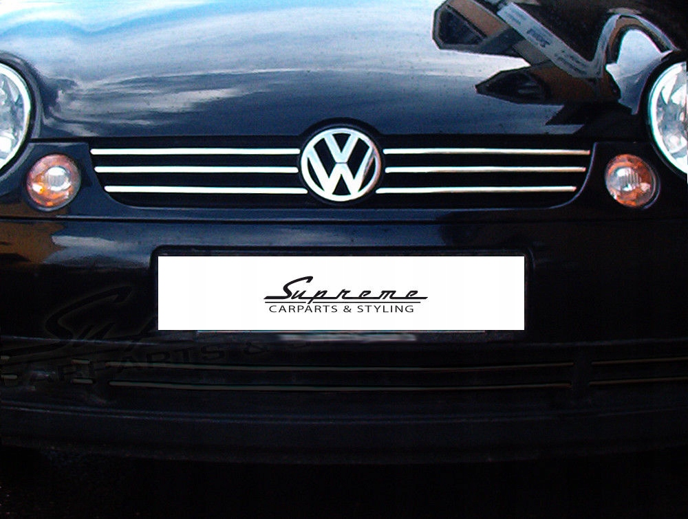 VW LUPO 6E, 6X - Listwy CHROM GRILL atrapa Tuning