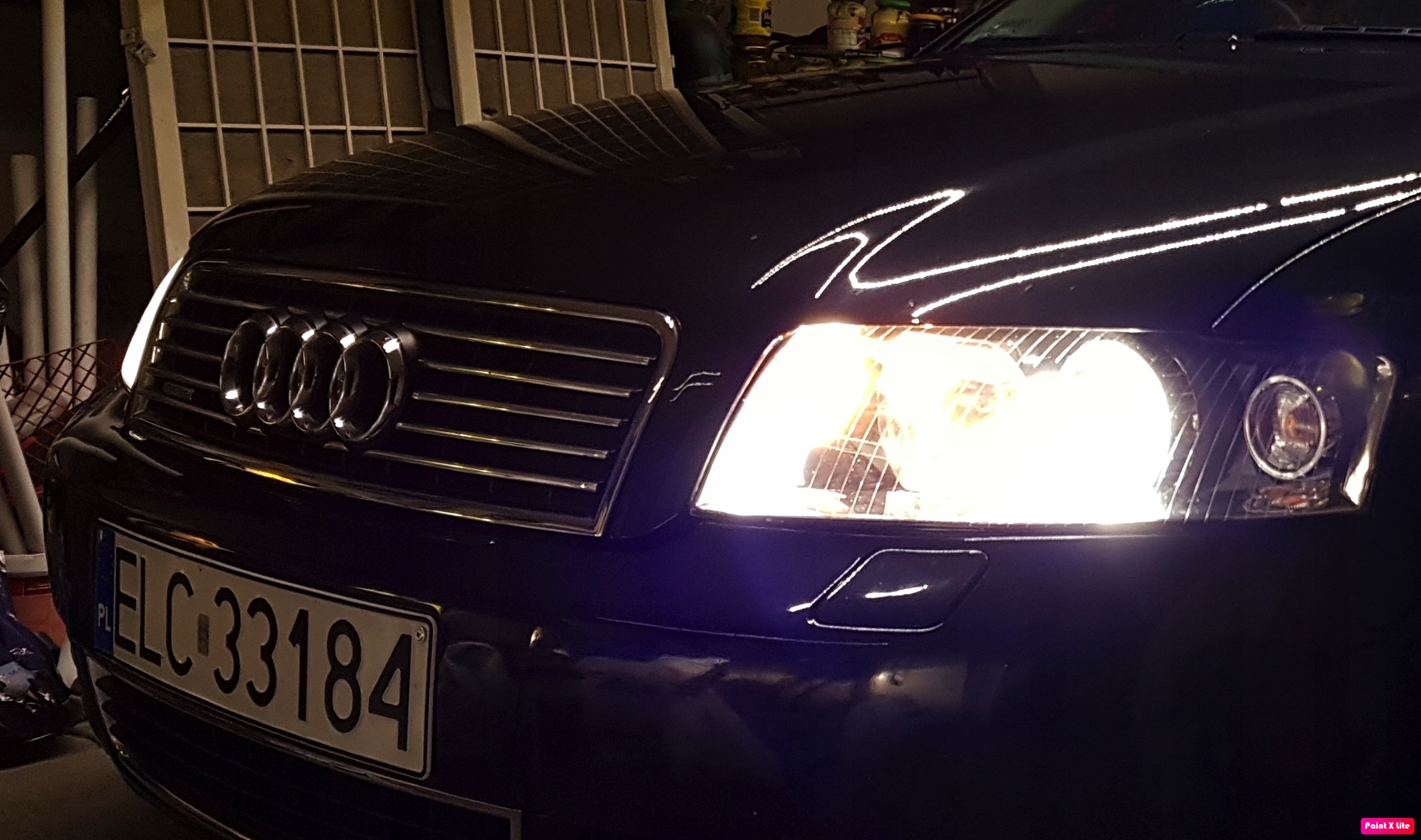 AUDI A4 B6 00-04 Listwy CHROM GRILL atrapa Tuning