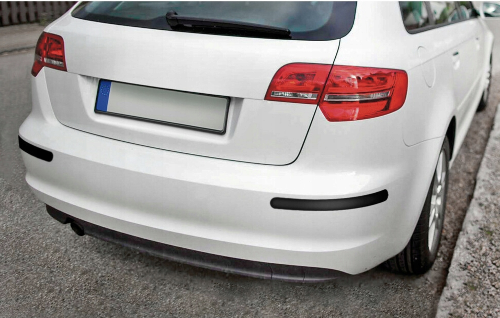 Ford B-MAX MPV 12-17 -Listwy Odbojniki / Ochraniacz Zderzaka - Czarne