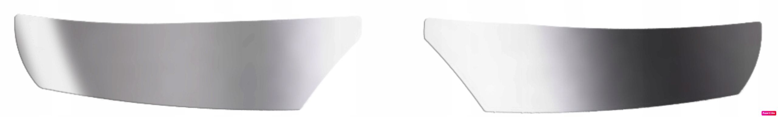 VW TIGUAN - LISTWY CHROM OCHRONNE na Zderzak