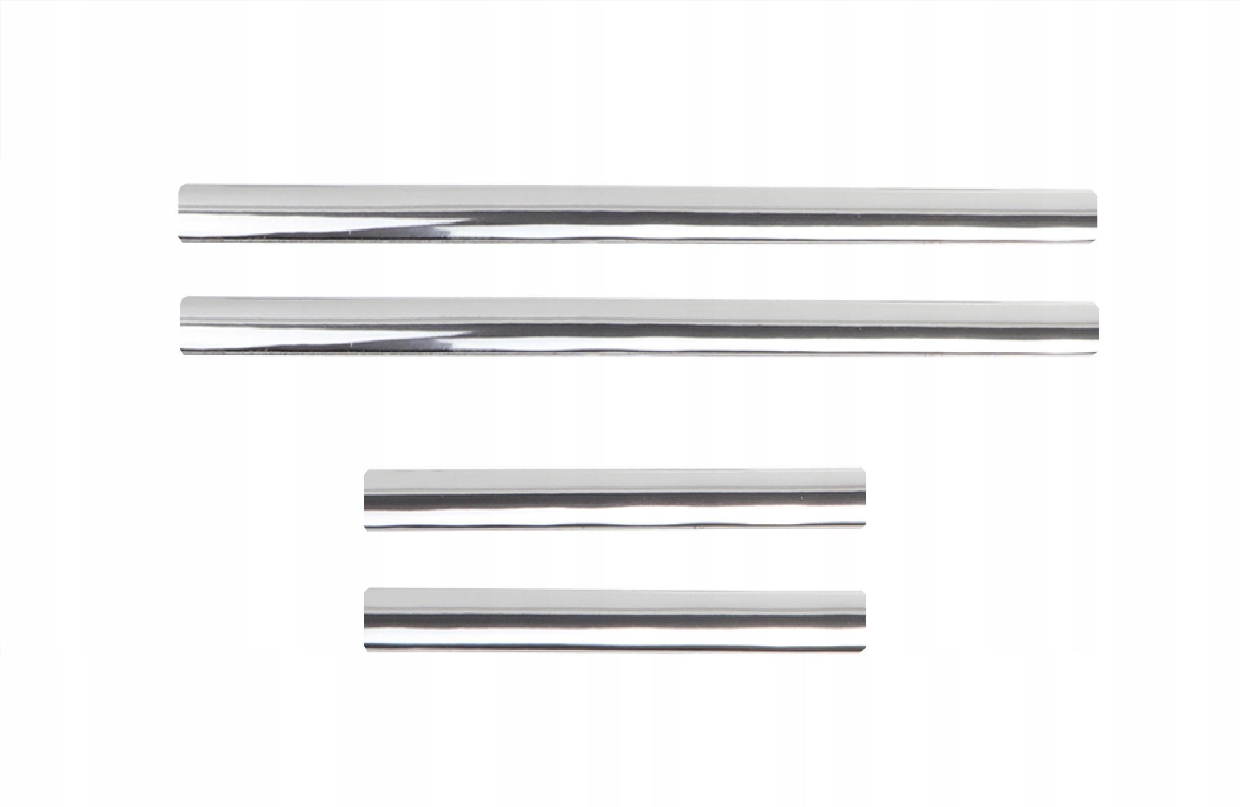 MB A-Class W168 1998-2004 4-tlg - Listwy CHROM PROGOWE NA PROGI Dekoracyjne